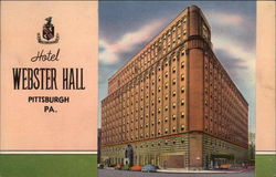 Hotel Webster Hall Pittsburgh, PA Postcard Postcard