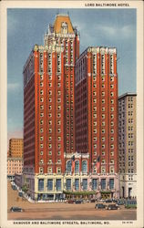 Lord Baltimore Hotel Postcard