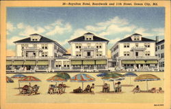 Royalton Hotel, Boardwalk and 11th Street Ocean City, MD Postcard Postcard