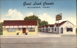 Good Luck Courts Postcard