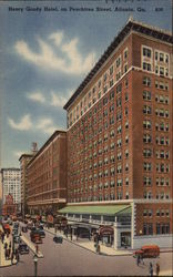 Henry Grady Hotel, on Peachtree Street Atlanta, GA Postcard Postcard