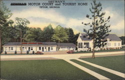 Shuman's Motor Court and Tourist Home Postcard