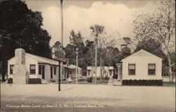 Flamingo Motor Court Holly Hill, FL Postcard Postcard