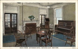 Music Room, Jefferson Hotel Postcard