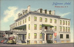 Jefferson Hotel Watkins Glen, NY Postcard Postcard