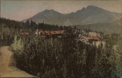 Longs Peak from Baldpate Inn Postcard