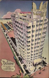 Delano Hotel and Cabana Club Miami Beach, FL Postcard Postcard