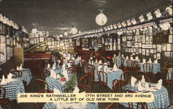 Joe King's Rathskeller New York, NY Postcard Postcard