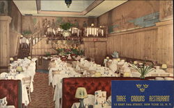 Three Crowns Restaurant New York, NY Postcard Postcard