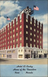 Hotel El Cortez - Home of The Trocadero Reno, NV Postcard Postcard