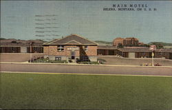 Main Motel Helena, MT Postcard Postcard