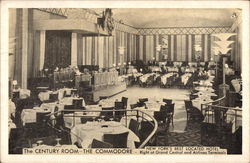 The Commodore - The Century Room New York, NY Postcard Postcard