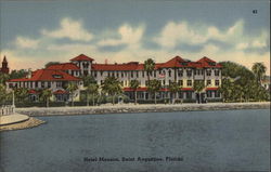 Hotel Monson St. Augustine, FL Postcard Postcard