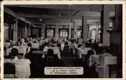 Mary Bradford's Dining Room St. Petersburg, FL Postcard Postcard