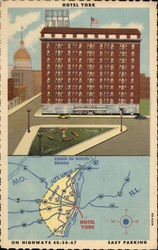 Hotel York St. Louis, MO Postcard Postcard