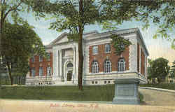 Public Library Postcard