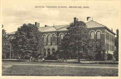 Manual Training School Brookline, MA Postcard Postcard