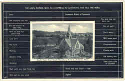 South East From South Dormitory M. A. C. Postcard