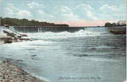 Otis Falls Near Livermore Falls Postcard