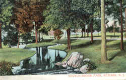 Branch Brook Park Newark, NJ Postcard Postcard