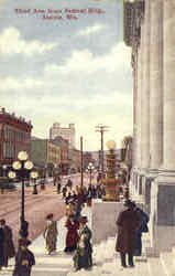 Third Ave From Federal Bldg Postcard