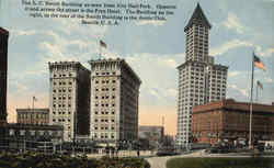 The L. C. Smith Building As Seen From City Hall Park Postcard