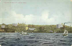 Section Of Seattle's Water Front Postcard