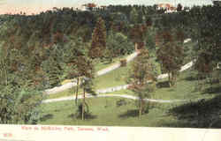 View in McKinley Park Tacoma, WA Postcard Postcard