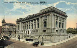 Public Library Postcard