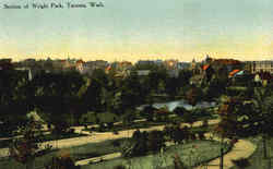 Section Of Wright Park Postcard