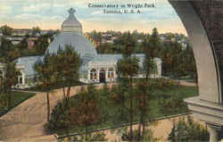 Conservatory In Wright Park Postcard