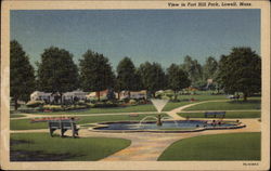 View in Fort Hill Park Postcard