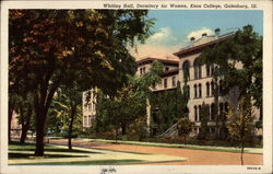 Whiting Hall, Dormitory for Women, Knox College Postcard