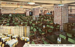 Oriole Room - The Cafeteria - YMCA Hotel Chicago, IL Postcard Postcard