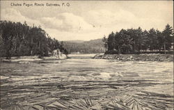 Chutes Pagan Rincie Gatineau, P. Q Postcard