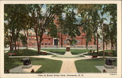 View in Broad Street Park Postcard