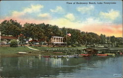 View of Rockaway Beach, Lake Taneycomo Postcard