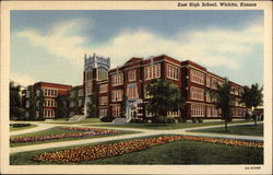 East High School Wichita, KS Postcard Postcard