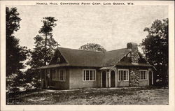 Hamill Hall, Conference Point Camp Postcard