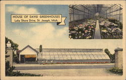 House of David Greenouses, Lake shore Drive Postcard