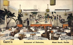 Curry's Restaurant Miami Beach, FL Postcard Postcard