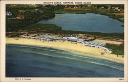 Bailey's Beach Postcard