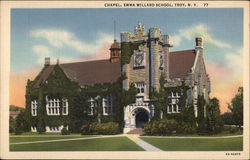 Chapel, Emma Willard School Troy, NY Postcard Postcard