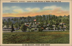 Seneca Lodge, in the Beautiful Finger Lakes Region Postcard