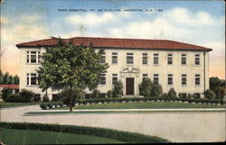 Post Hospital, Ft. McClellan Postcard