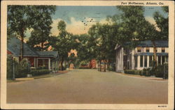 Fort McPherson Atlanta, GA Postcard Postcard