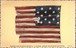 Original Star Spangled Banner, U.S. National Museum, Smithsonian Institution Postcard