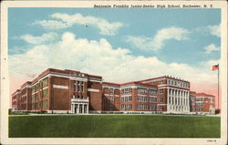 Benjamin Franklin Junior-Senior High School Rochester, NY Postcard Postcard