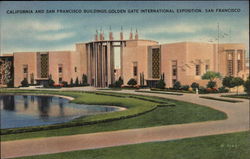 California and San Francisco Buildings, Golden Gate International Exposition Postcard