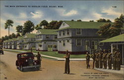 The Main Entrance to Keesler Field Biloxi, MS Postcard Postcard